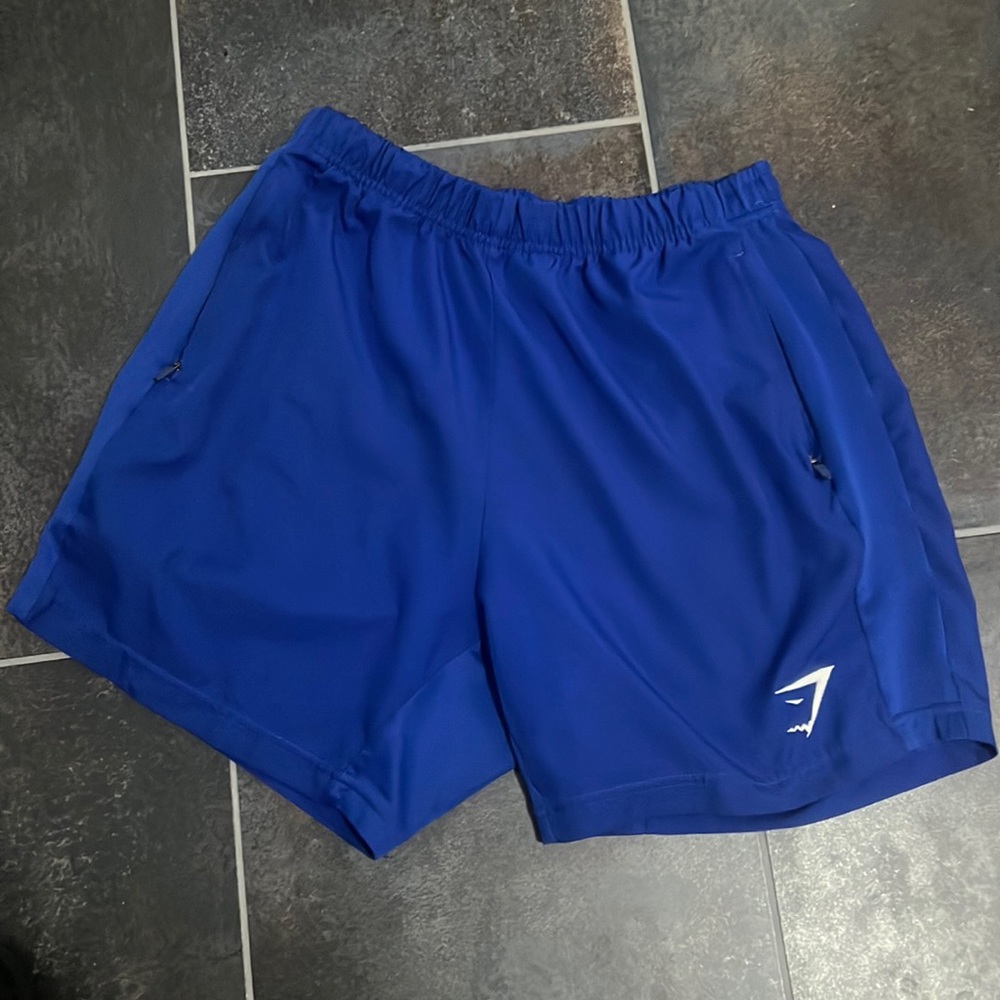 Gymshark Sport Shorts Blue 5 inch Gym Shark Gym Gear